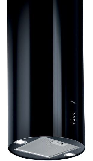 1106587 Вытяжка островная Jetair PIPE ISLAND BL/A/43 черный STDN-0011142