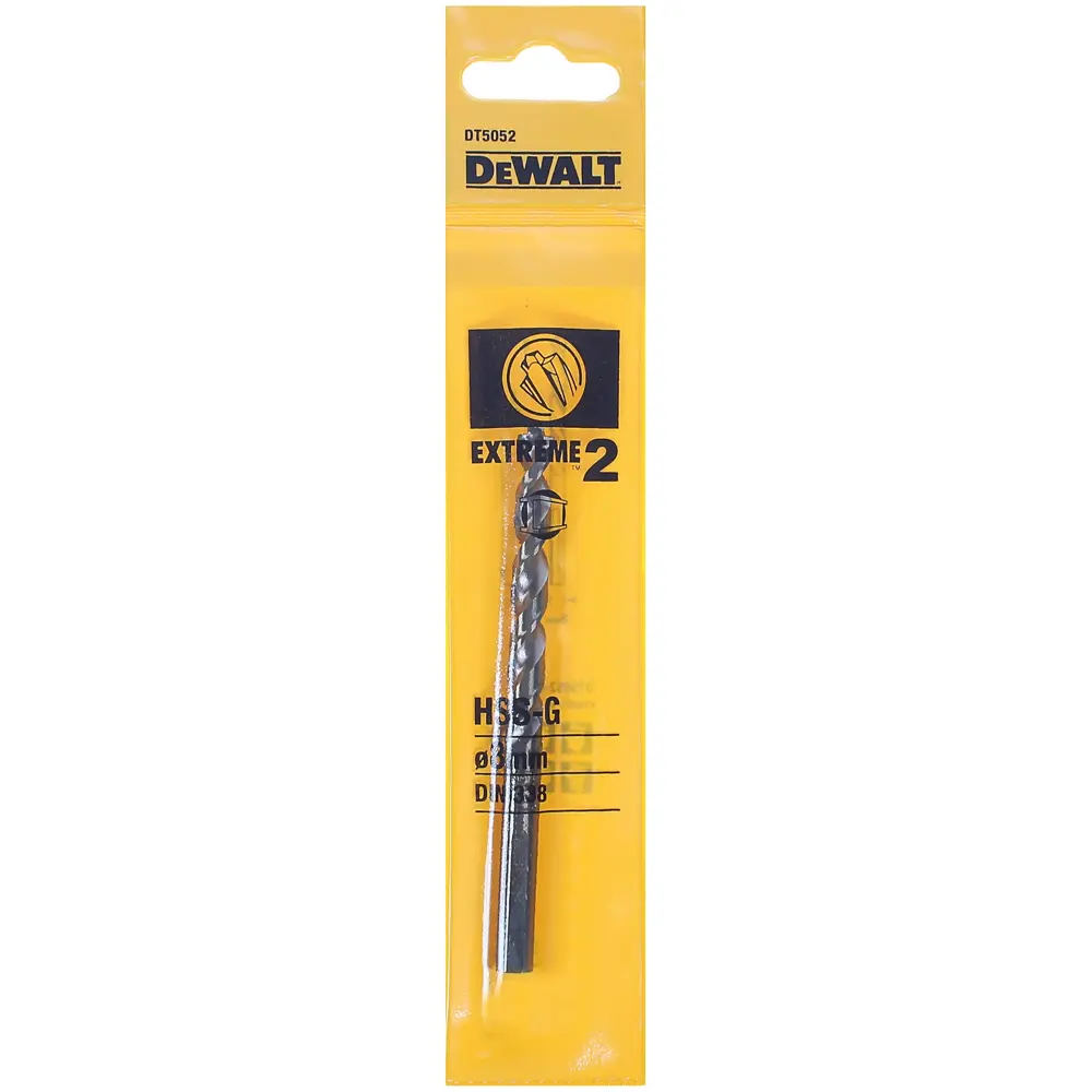 Сверло по металлу HSS-G 8х117 мм DeWalt Extreme 2 DT5052 STLM-2154457 - Вид №2