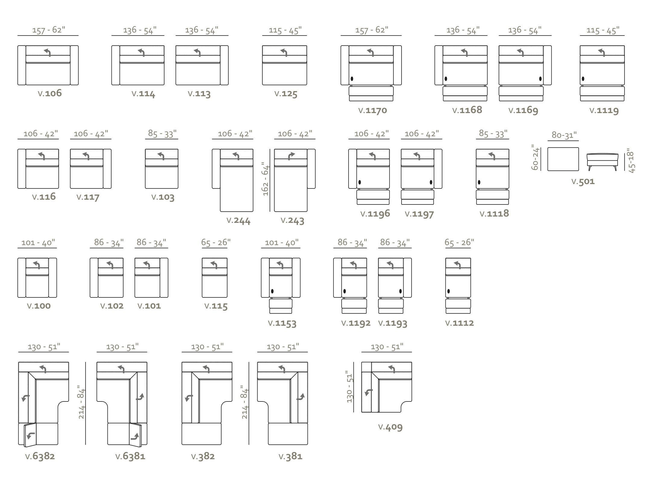 Кожаный угловой диван Max Divani LOREN ARCH-00042697 - Вид №8
