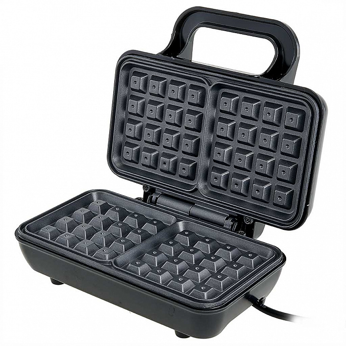 5354123 Вафельница DELTA LUX DE-6400 черный STDN-0137342 - Вид №1