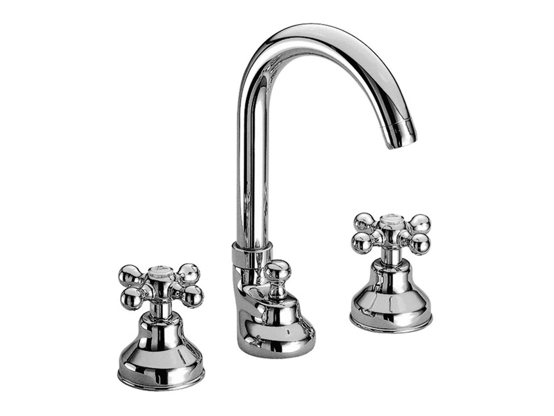 Смеситель для раковины с 3 отверстиями Rubinetterie Frattini Dedra ARCH-00000954