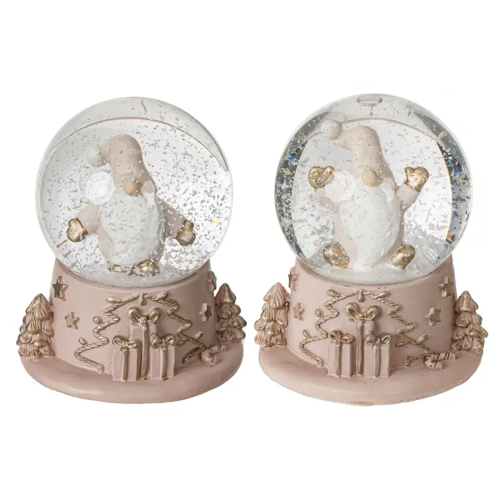 89378943 Новогоднее украшение Гном 936125 5x5 см розово-бежевый STLM-1407072 Santreyd  - Вид №2