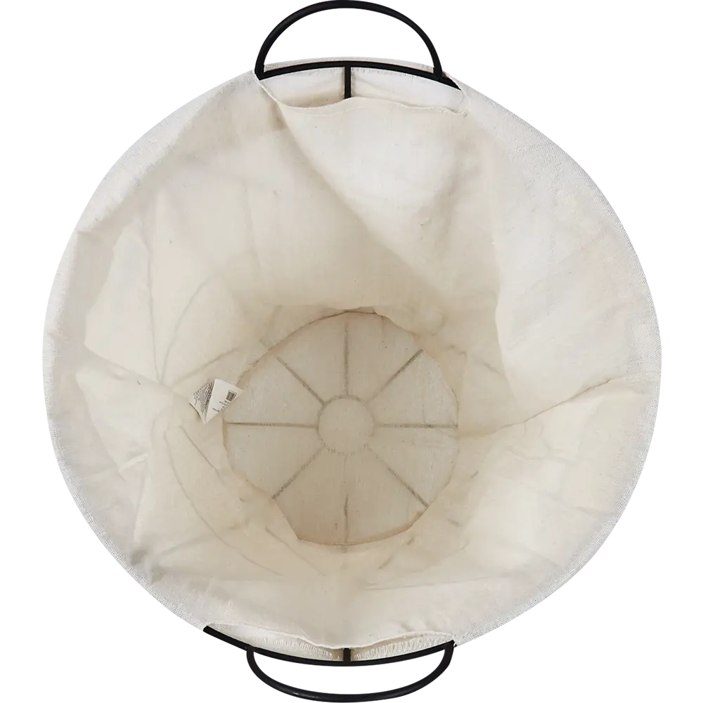 Корзина для белья Sensea Metal 60 л цвет черный STLM-2155395 - Вид №2