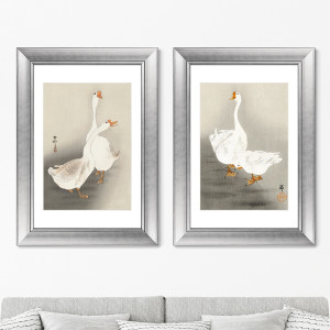 91278106 Картина «» Диптих Two geese, 1900г. (из 2-х картин) STLM-0532760 КАРТИНЫ В КВАРТИРУ