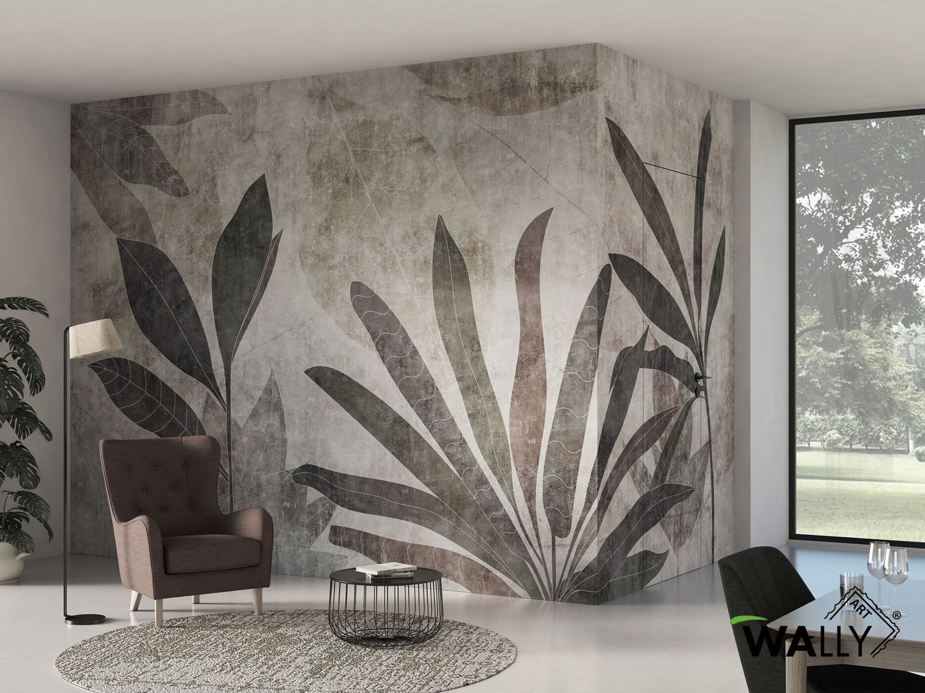 Моющиеся нетканые обои WALLYART Lacollection ARCH-00125346