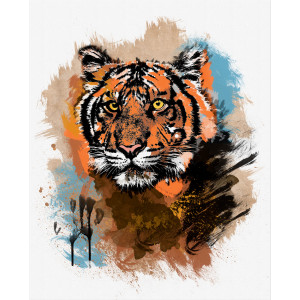 Картина на холсте Тигр 40x50 см ПОСТЕР-ЛАЙН