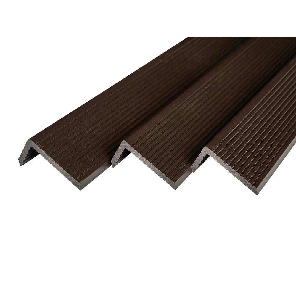 Уголок для террасной доски Groentec 70x35x3000 мм ДПК цвет венге STLM-2184180 - Вид №3