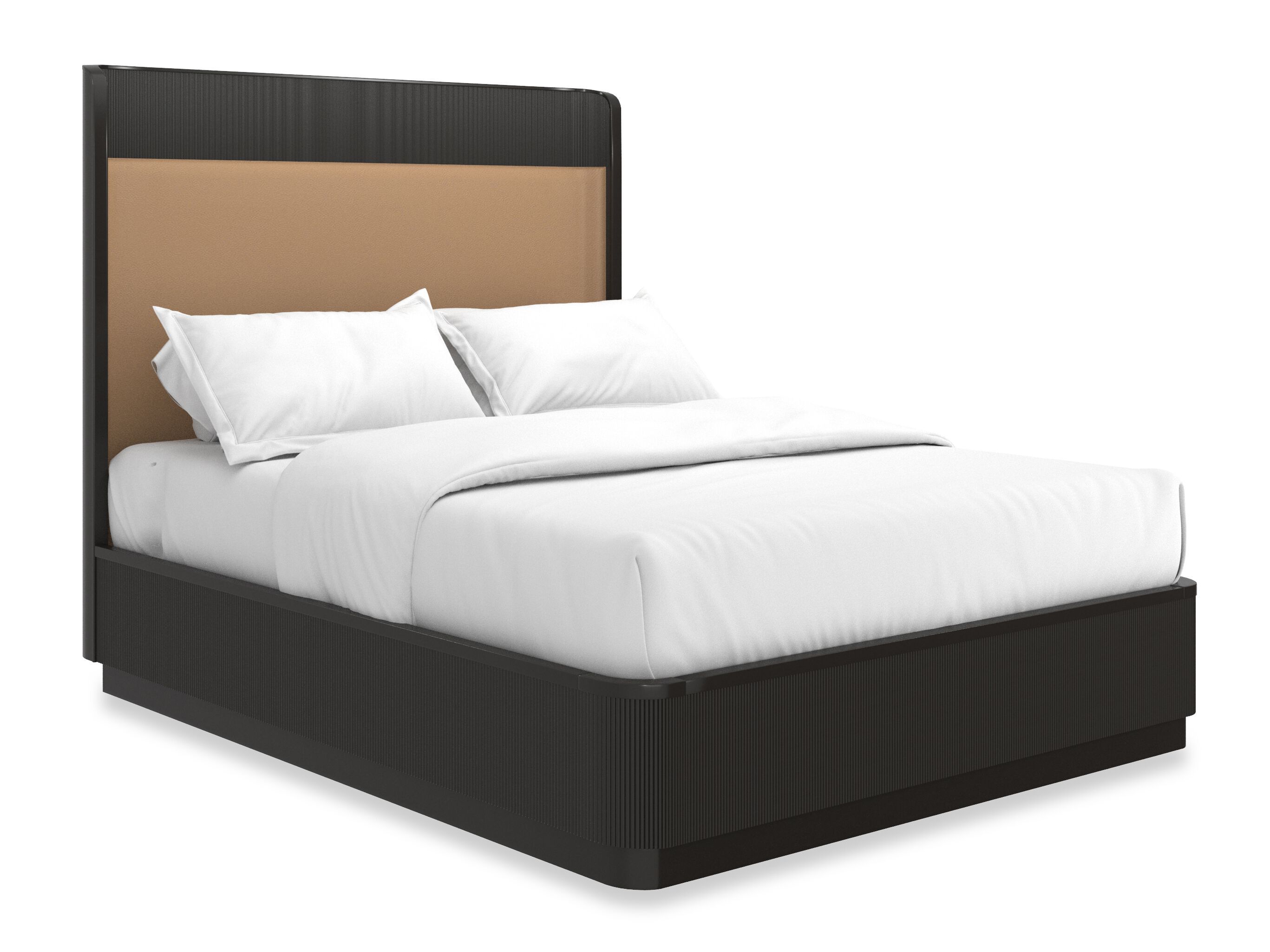 Деревянная кровать размера "queen-size" с высоким изголовьем Caracole FALL IN LOVE ARCH-00009035