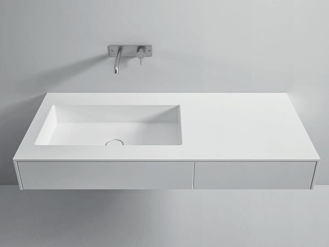 Раковина Corian® с столешницей Rexa уникальный ARCH-00035707 - Вид №1
