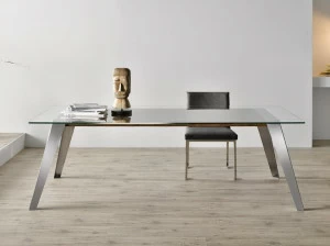 Altinox Прямоугольный обеденный стол из нержавеющей стали в современном стиле Nordic