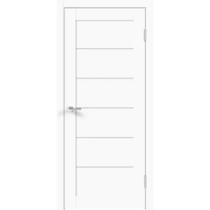 Комплект двери Стэп глухая 80x200 см ПВХ цвет белый с добором 150 мм