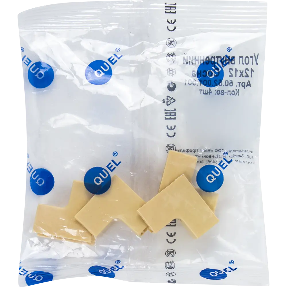 Угол внутренний для кабель-канала Quel 12х12 мм цвет сосна 4 шт Santreyd STLM-2087830 - Вид №1