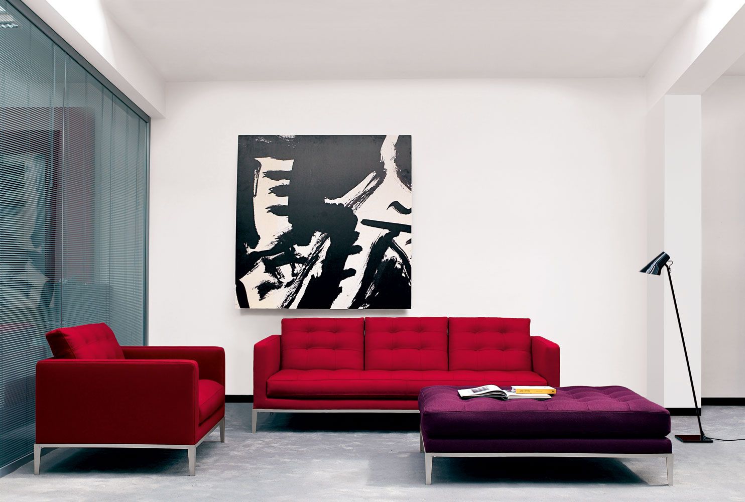 Тканевое кресло с подлокотниками B&B Italia Project AC Lounge ARCH-00078697 - Вид №1