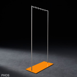 GST3-BPO Вешалка для одежды Twin Pur с крючками для одежды, основание: оранжевое. PHOS
