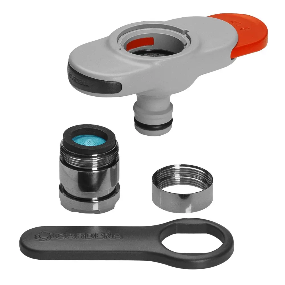 Адаптер на бытовой кран для быстрого соединения Gardena STLM-2020966 - Вид №1