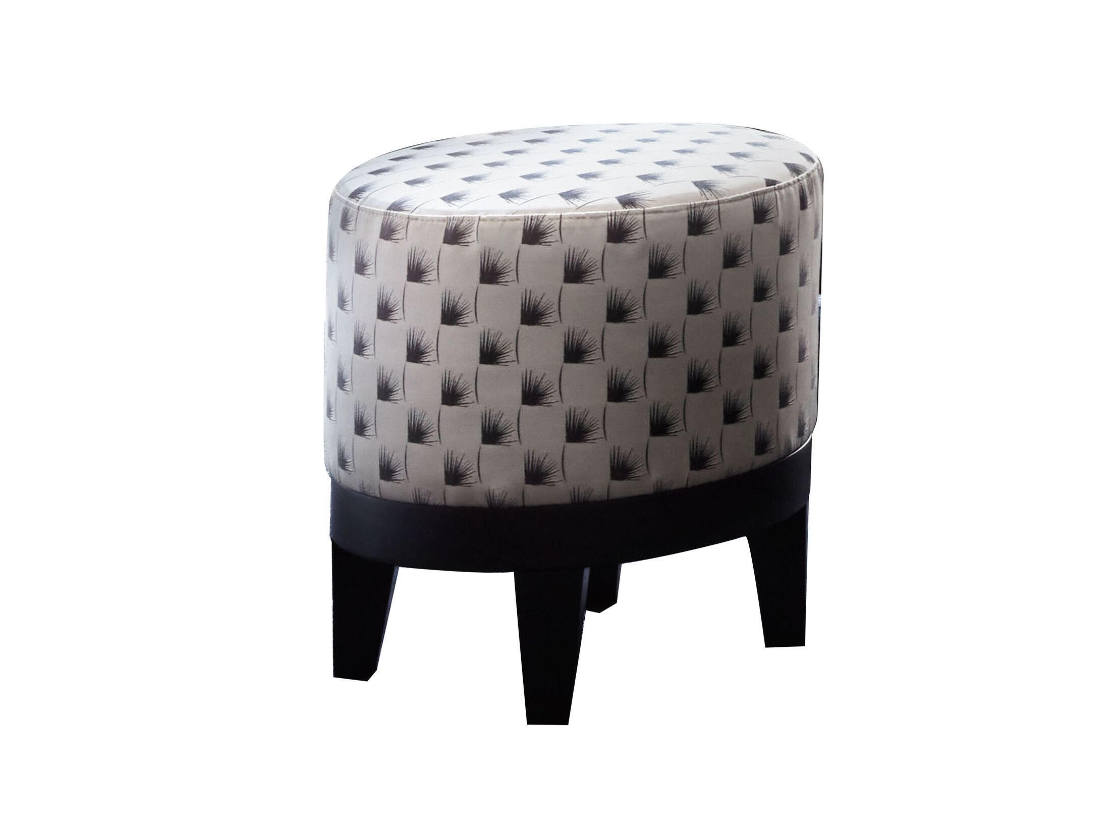 Круглый пуф из ткани K-3 CHARLES K ARCH-00115023