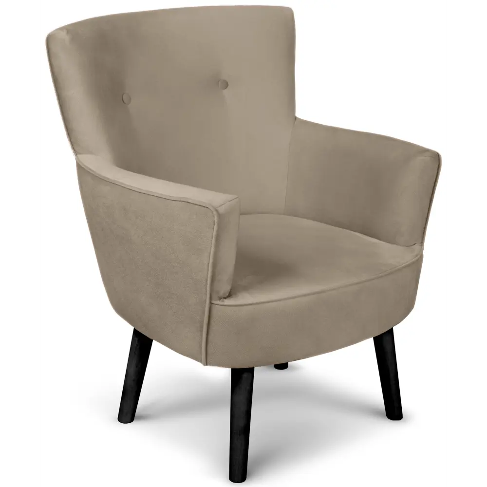 Кресло полиэстер Seasons Вилли 77x86x76 см цвет бежевый STLM-2109837