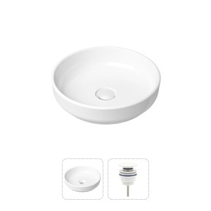 90760140 Раковина накладная 21520827 40см, с донным клапаном Bathroom Sink STLM-0371686 LAVINIA BOHO