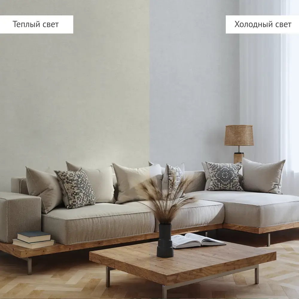 Обои флизелиновые KREAFORTA Linen серые 1.06 м 77022-14 STLM-2147822 - Вид №4