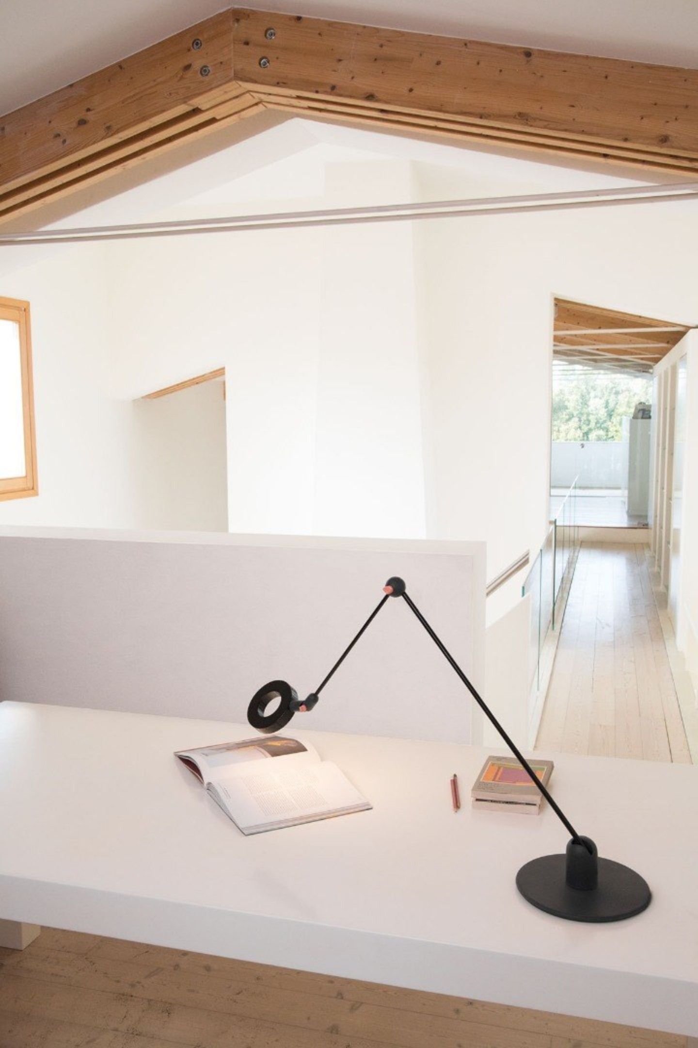 Алюминиевая светодиодная настольная лампа с гибким кронштейном Martinelli Luce l'amica ARCH-00120715 - Вид №11