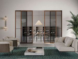 Стеклянная дверь