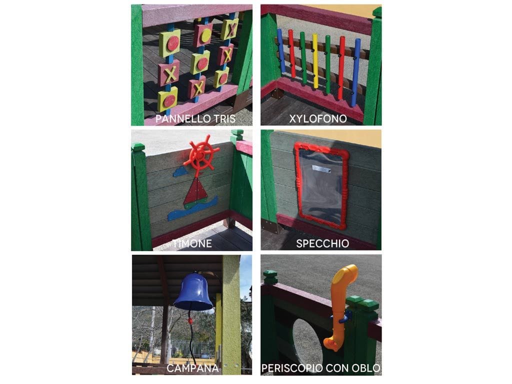 Рециркулированная пластиковая игровая структура EUROCOMITALIA COMBI PLAY ARCH-00025948 - Вид №1