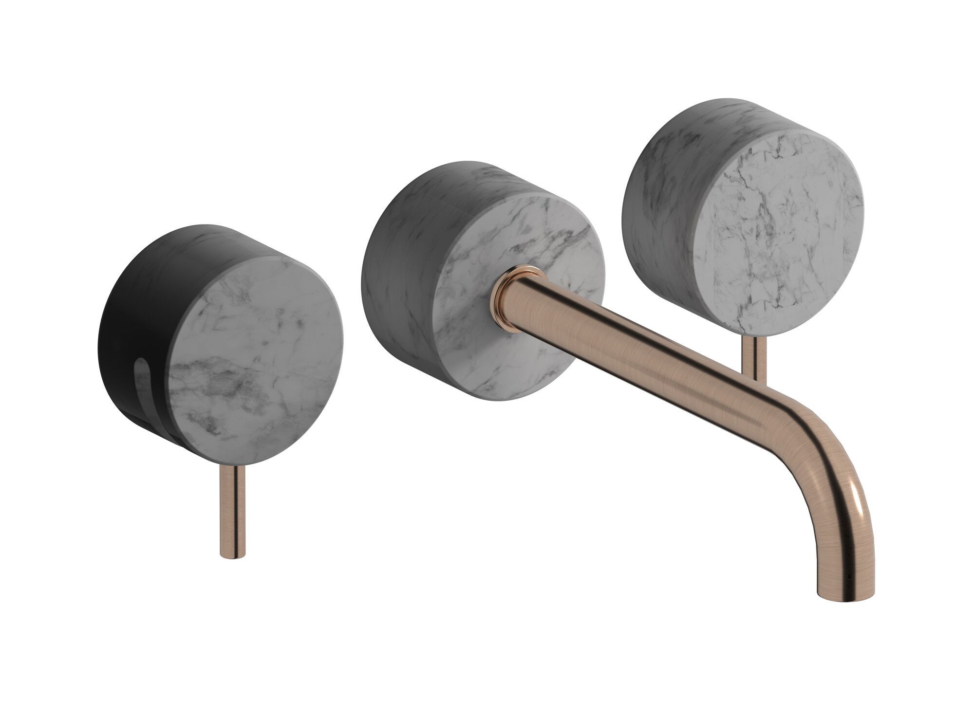 Мраморный настенный смеситель для раковины с 3 отверстиями IB мрамор + мрамор Elle ARCH-00113377 - Вид №20