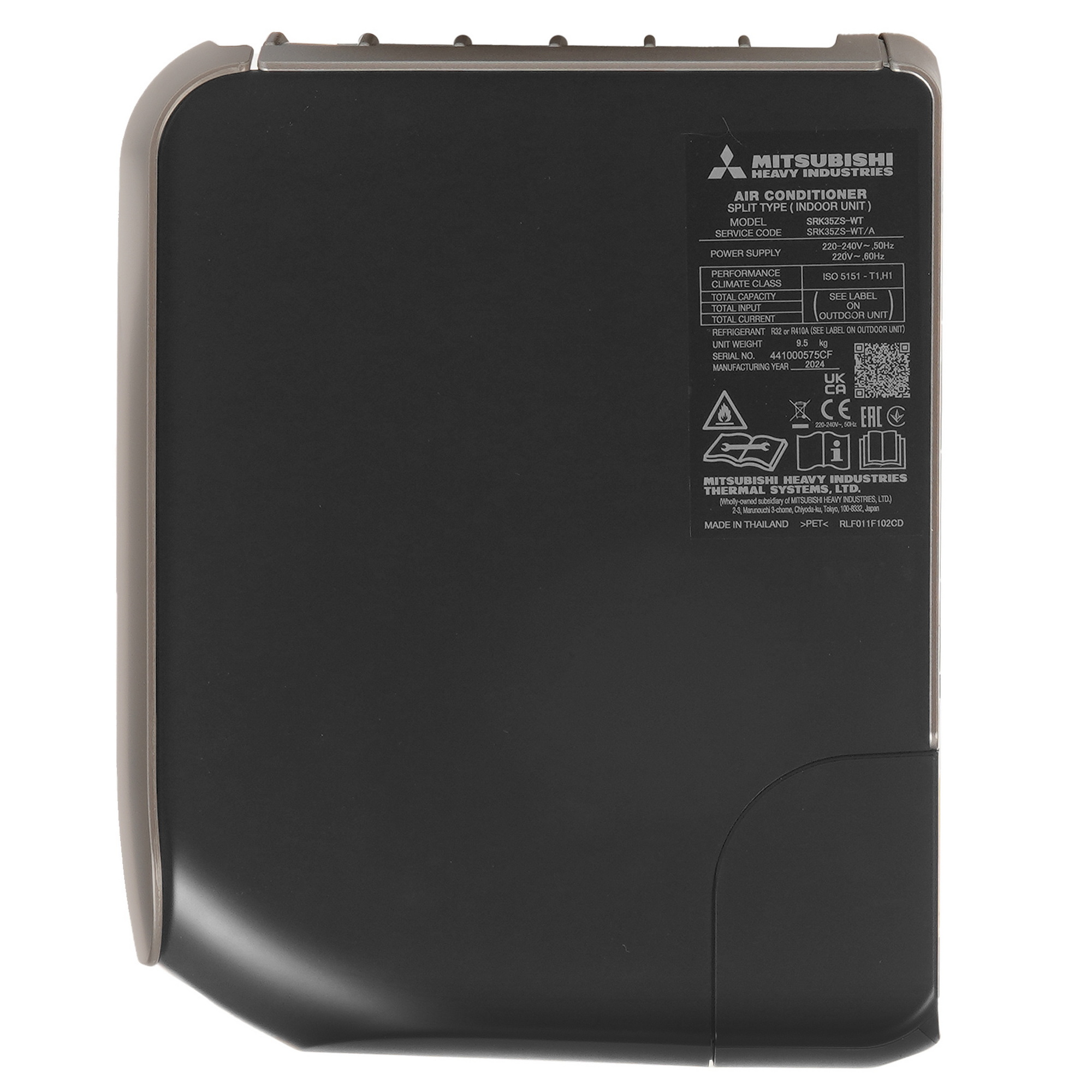 9240149 Кондиционер настенный сплит-система Mitsubishi Heavy Ind. SRK35ZS-WT/SRC35ZS-W золотистый STDN-0112981 - Вид №2