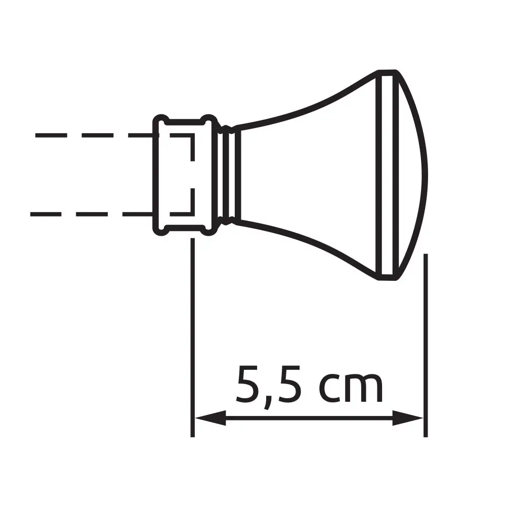 Наконечник для карниза Arttex Юла металл цвет золото антик 2.8 см STLM-2194230 - Вид №1