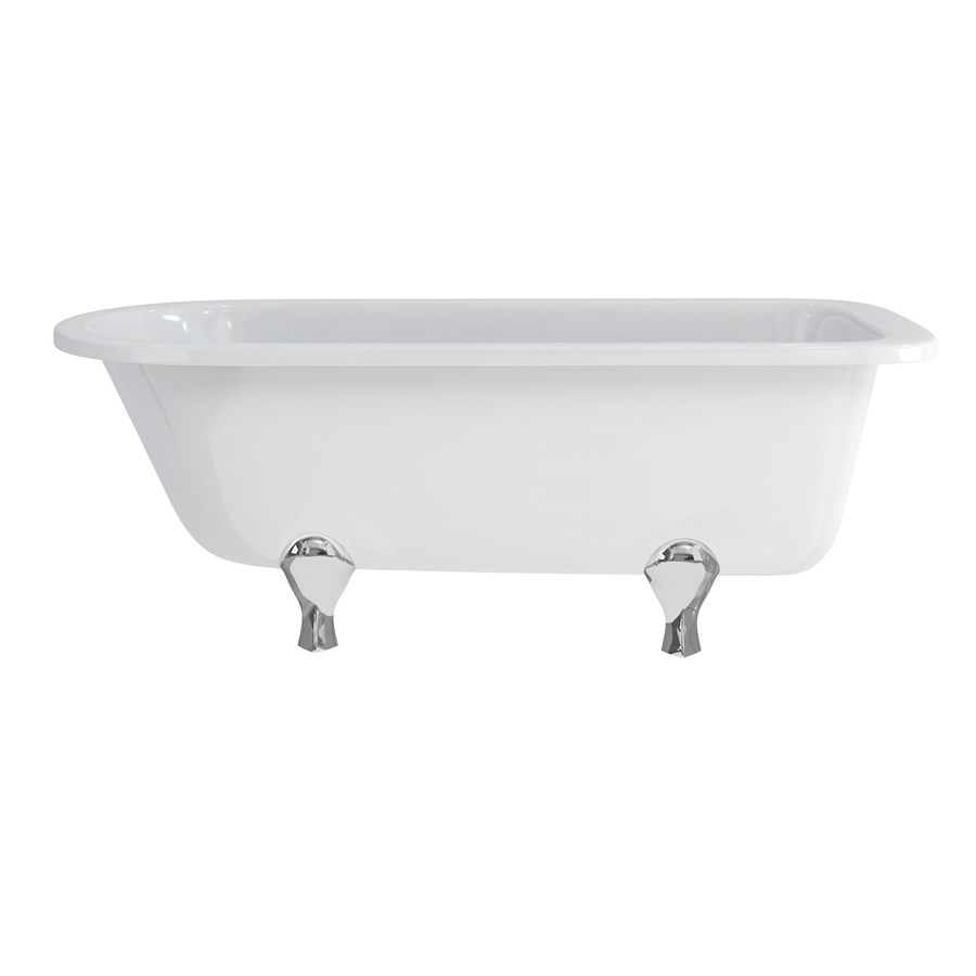 Burlington Односторонняя ванна Blenheim с роскошными ножками с ножками Luxury Classic из хрома E2 L3C  - Вид №6