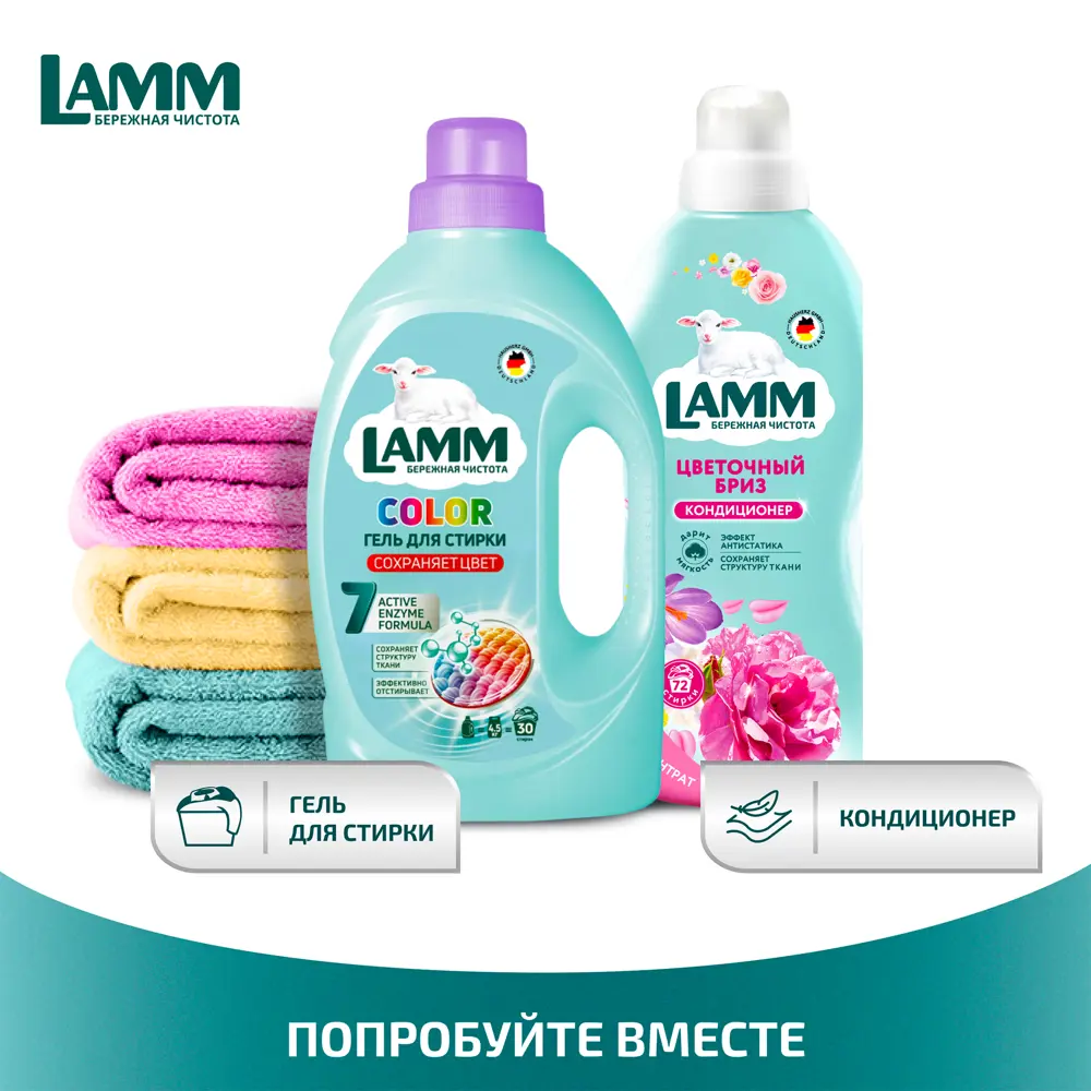 Кондиционер для белья Lamm Цветочный бриз 1.82 л STLM-2019206 - Вид №6