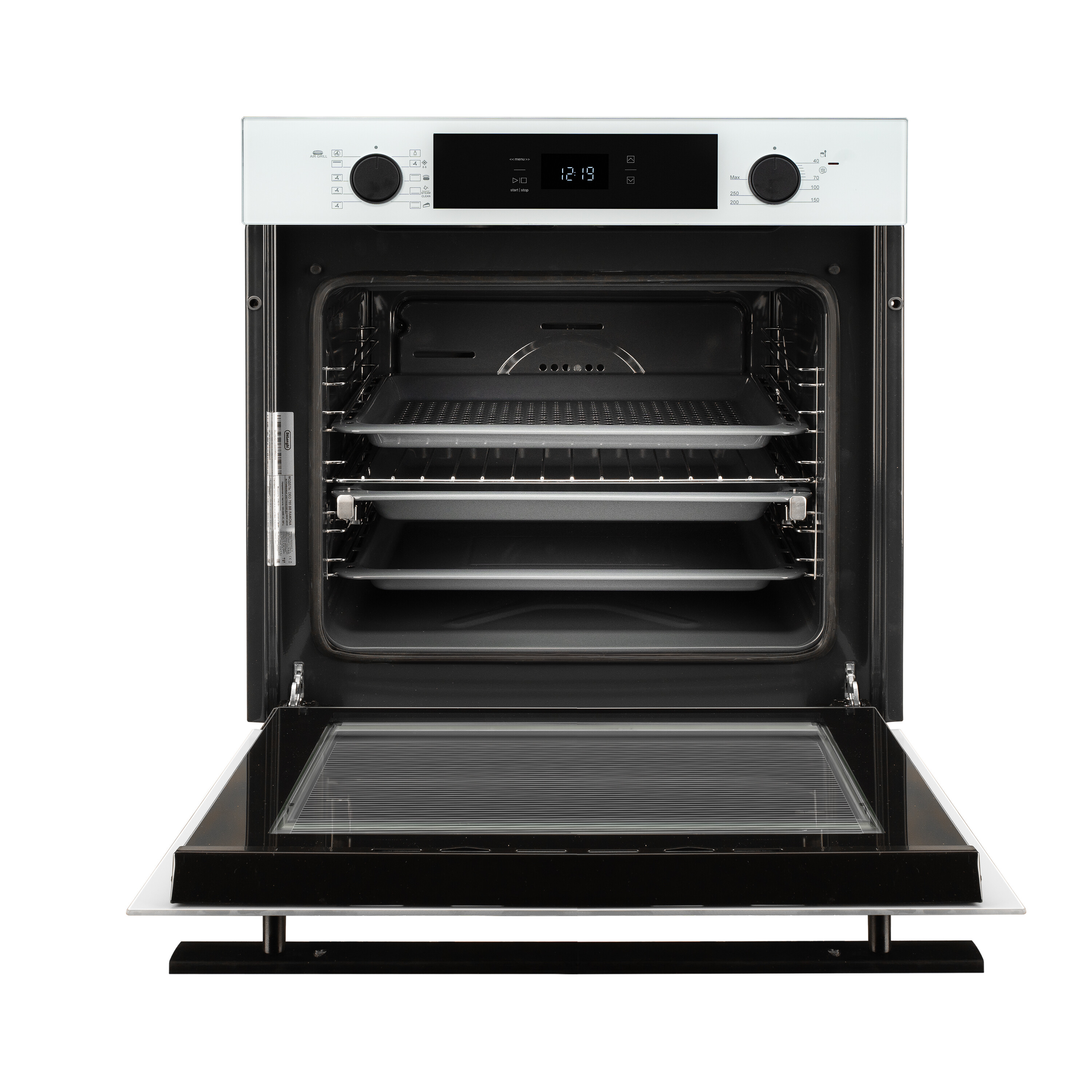 1109358 Электрический духовой шкаф DeLonghi Deo 755 BB Ramona белый STDN-0136646 - Вид №3
