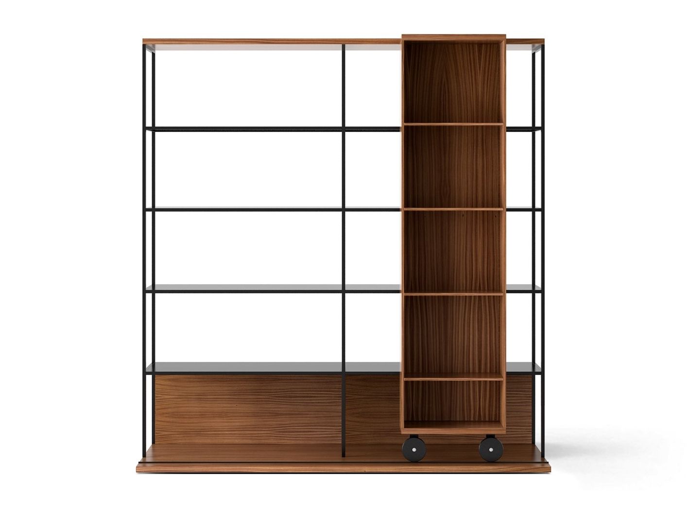 Деревянный книжный шкаф на колесах Punt Literatura ARCH-00034358 - Вид №52