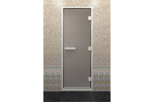19840960 Дверь для бани Хамам сатин, 2000х800 мм УТ-00011519 DoorWood