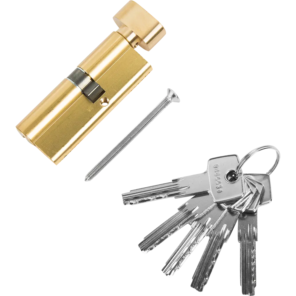 Цилиндр дверной ABUS KD6MM с защитой от взлома, золото 82441704 STLM-0027375 - Вид №1