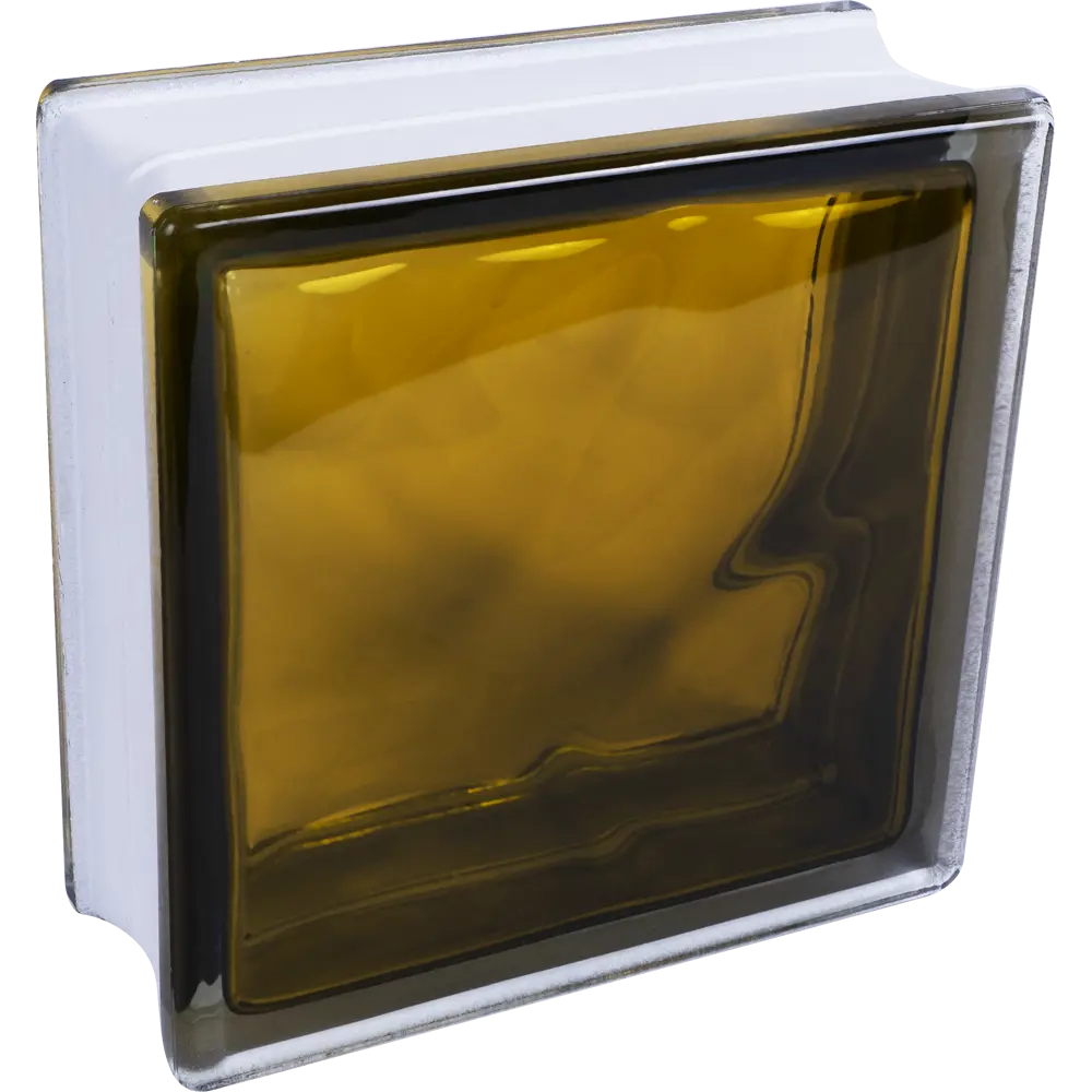 Стеклоблок Богема Волна цвет ярко-бронзовый VITRABLOCK STLM-2000373