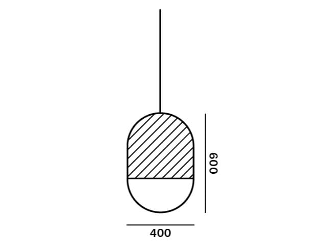 Стеклянный подвесной светильник BROKIS Геометрическая ARCH-00024113 - Вид №50