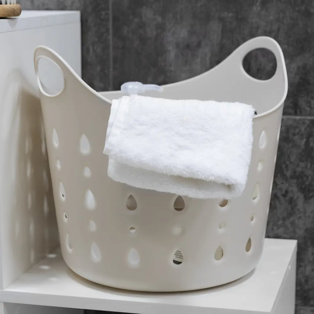 Корзина для белья Berossi CubaLibra ИК 74821001 15 л цвет платина STLM-2127576 - Вид №7