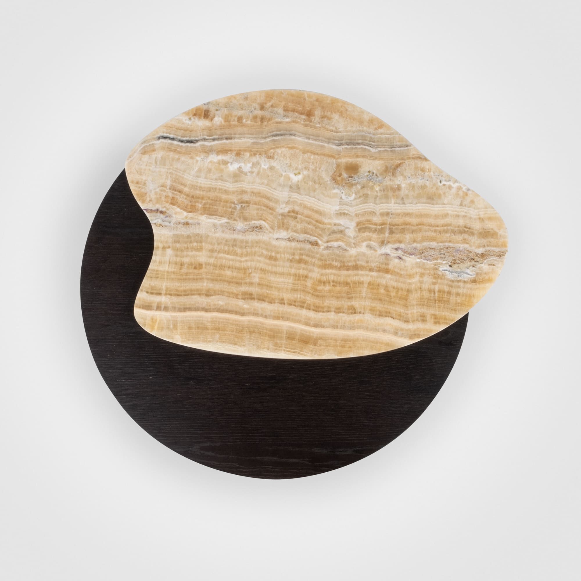 Низкий журнальный столик из дуба и оникса Shadow Greenapple Bordeira ARCH-00111828 - Вид №2