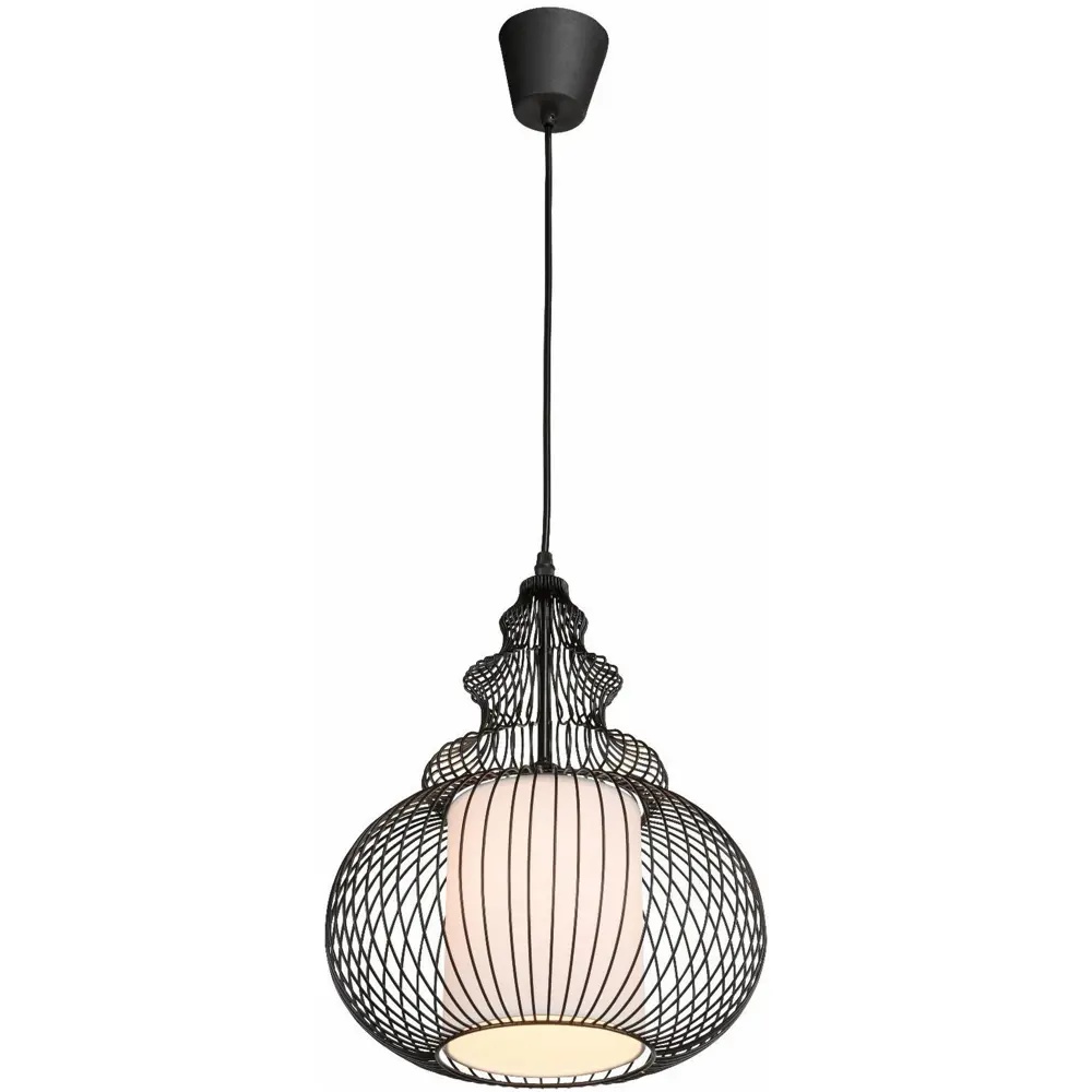 Светильник Globo 1xE2740 Вт, 30 см, цвет чёрный STLM-2172171 - Вид №1