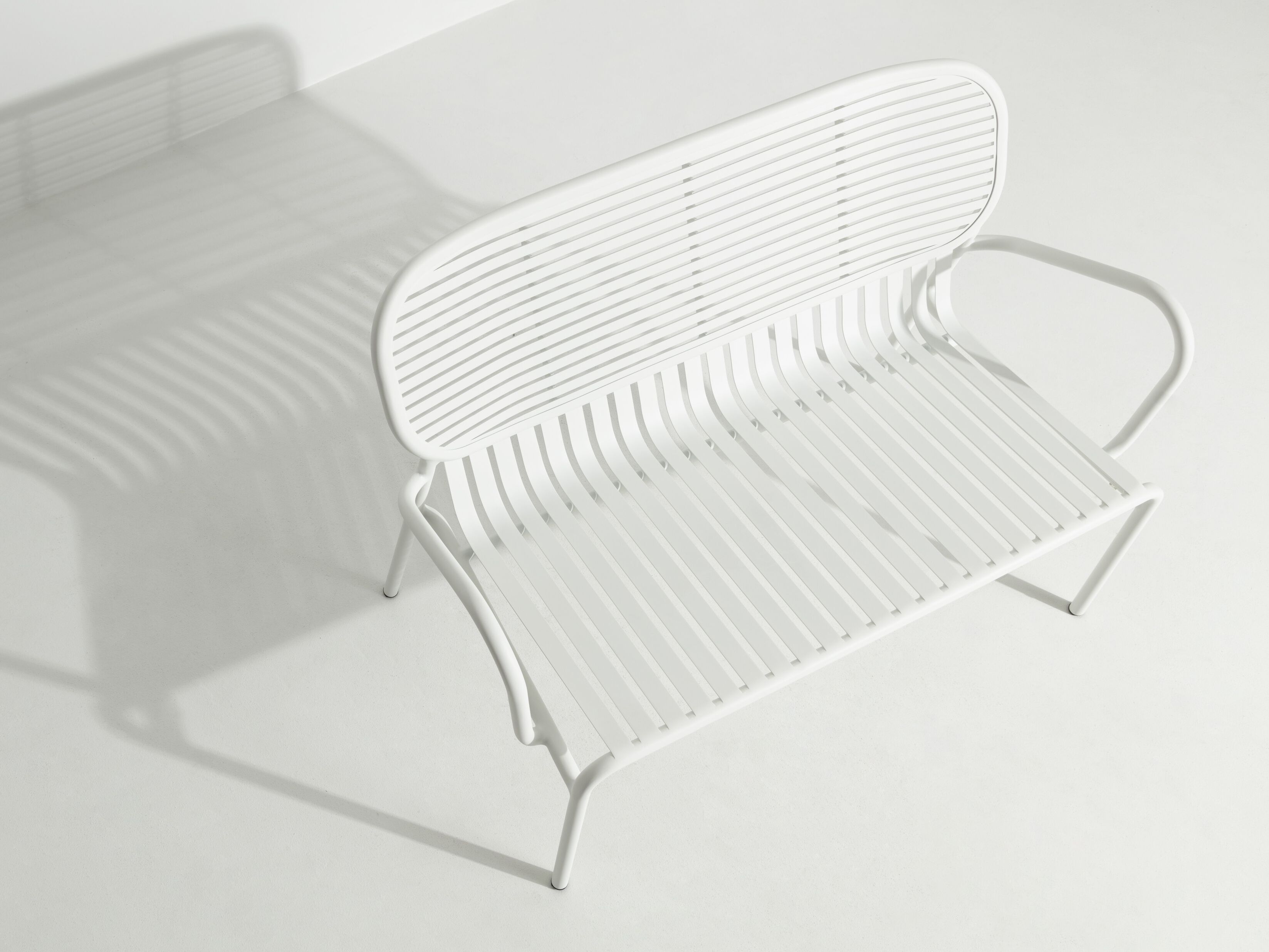 Алюминиевая садовая скамейка с порошковым покрытием с подлокотниками Petite Friture выходные ARCH-00120153 - Вид №14