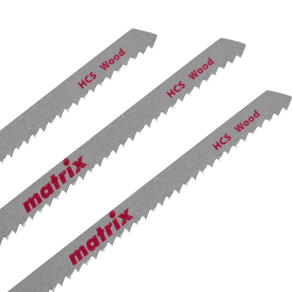 Пилка для лобзика по дереву Matrix T311C чистый рез, 3 шт STLM-2118950 - Вид №2