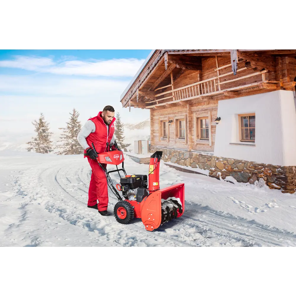 Снегоуборщик бензиновый ELITECH СМ 14Э 76 см 14 л.с STLM-2147641 - Вид №4