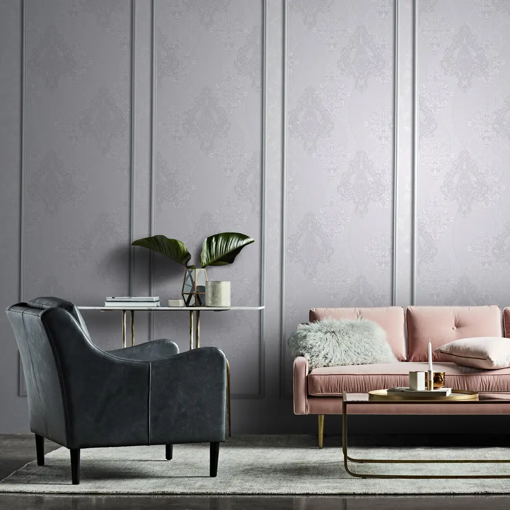 Обои флизелиновые Inspire Grace серые 1.06 м Granit 5 STLM-2003512 - Вид №3