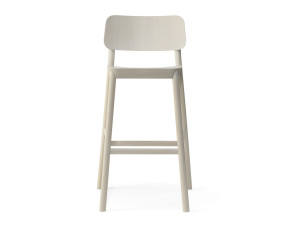 Высокий стул из бука со спинкой