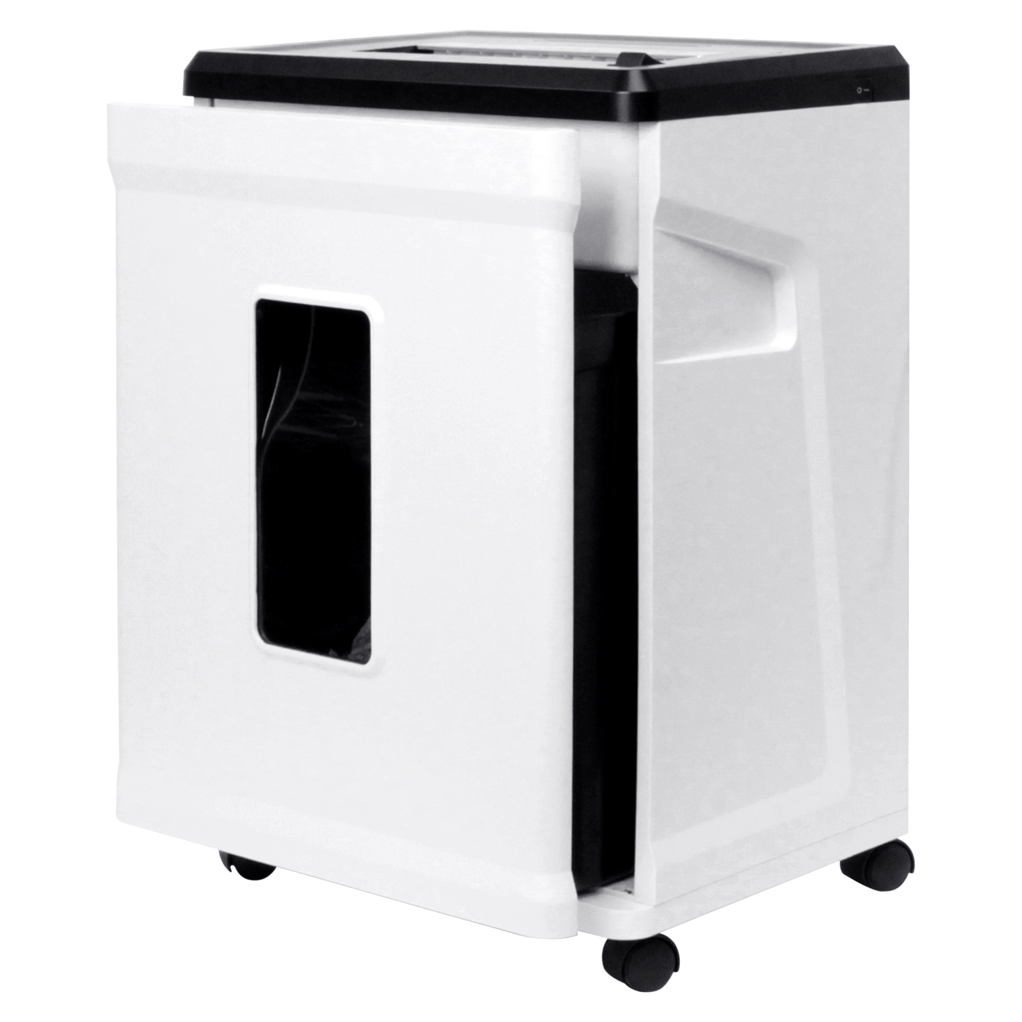 УМ26-2 Уничтожитель документов , din p-2 (2 ур-нь секр.), полоса 3,9мм, 17-21 лист (70г/м2), cd/пл.карты/скрепки/скобы, 26 литров Гелеос Santreyd  - Вид №4