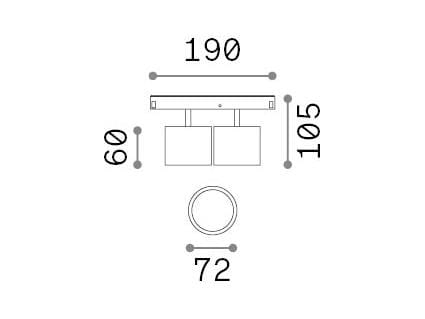Освещение трека Ideal Lux Ego ARCH-00141305 - Вид №1