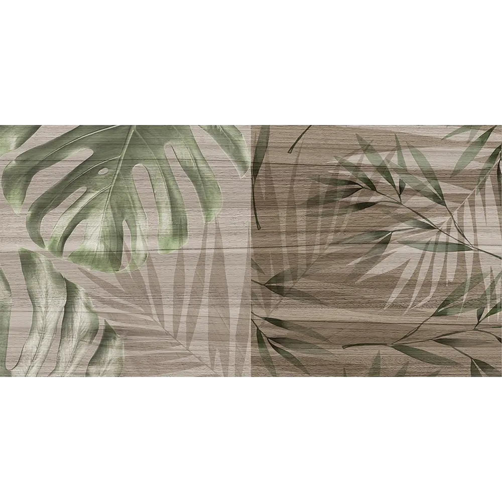 Плитка настенная Organic с узором 20х40 см 1.2 м² цвет серый 82794813 STLM-2079834 Santreyd - Вид №1