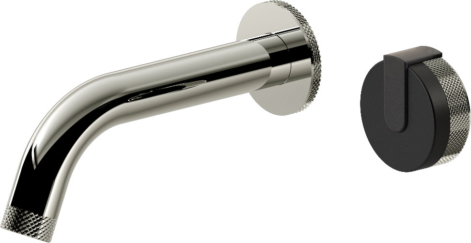 E-11535-R1MBK-L1BK-PC Настенный прогрессивный смеситель скрытого монтажа для раковины GRAFF MOD+