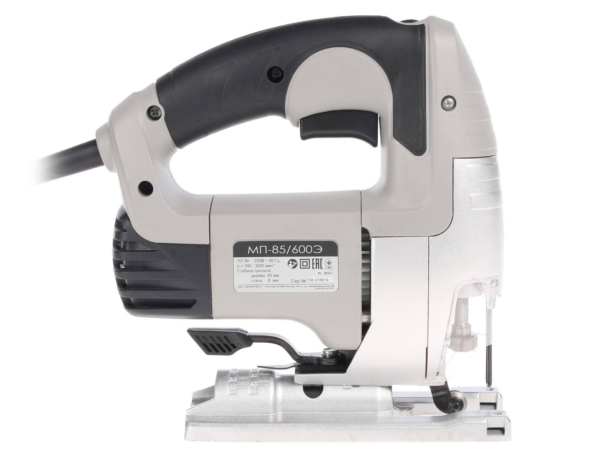 Электрический лобзик Интерскол МП-85/600Э 6603434 STDN-0012818 - Вид №2